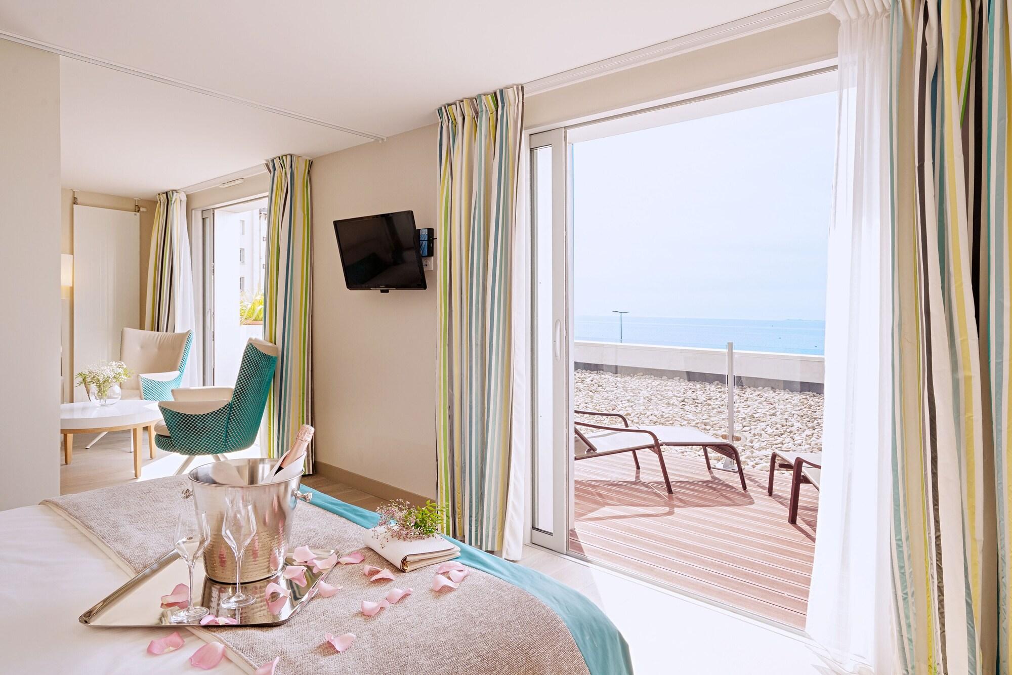Hotel De La Baie - Thalassotherapie Previthal Donville-les-Bains Buitenkant foto